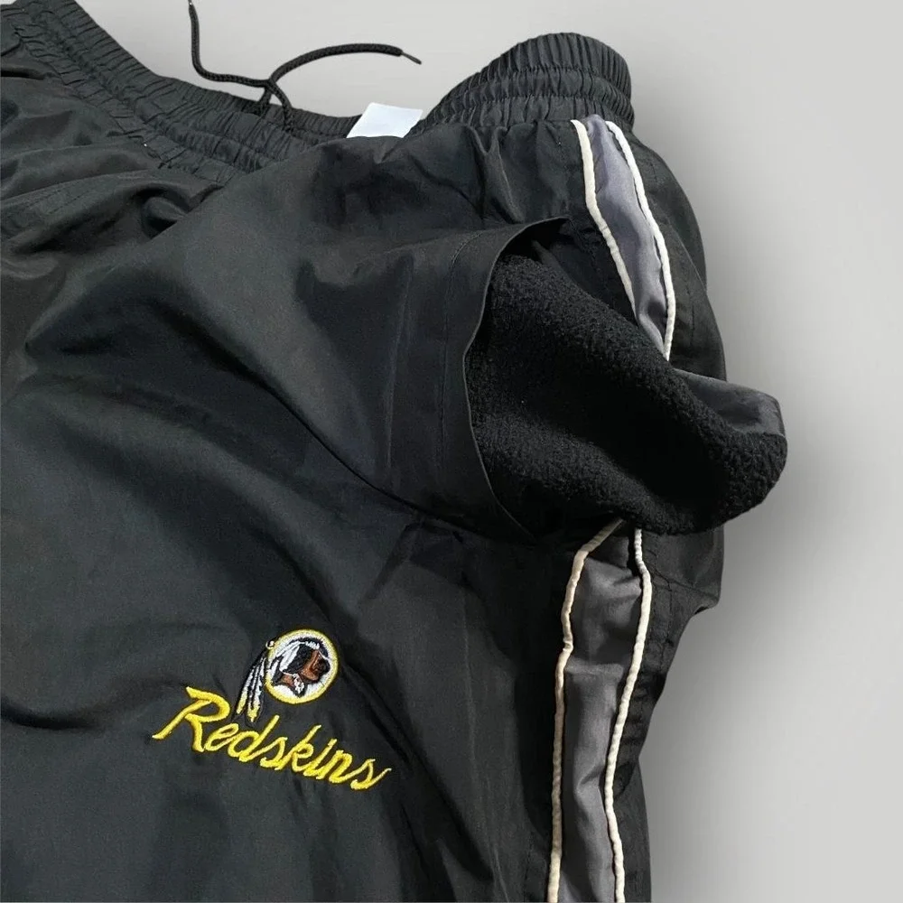 VTG Washington Redskins Pants Mens 3XL‎ Black NFL Football Fleece Lined Made USA